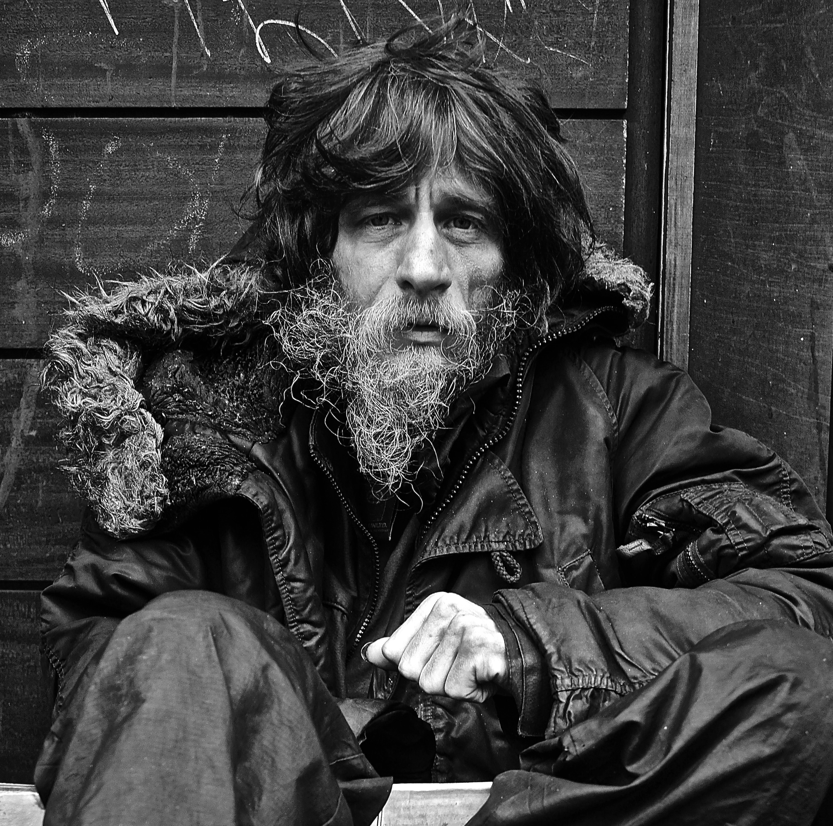 Home less. Homeless man.