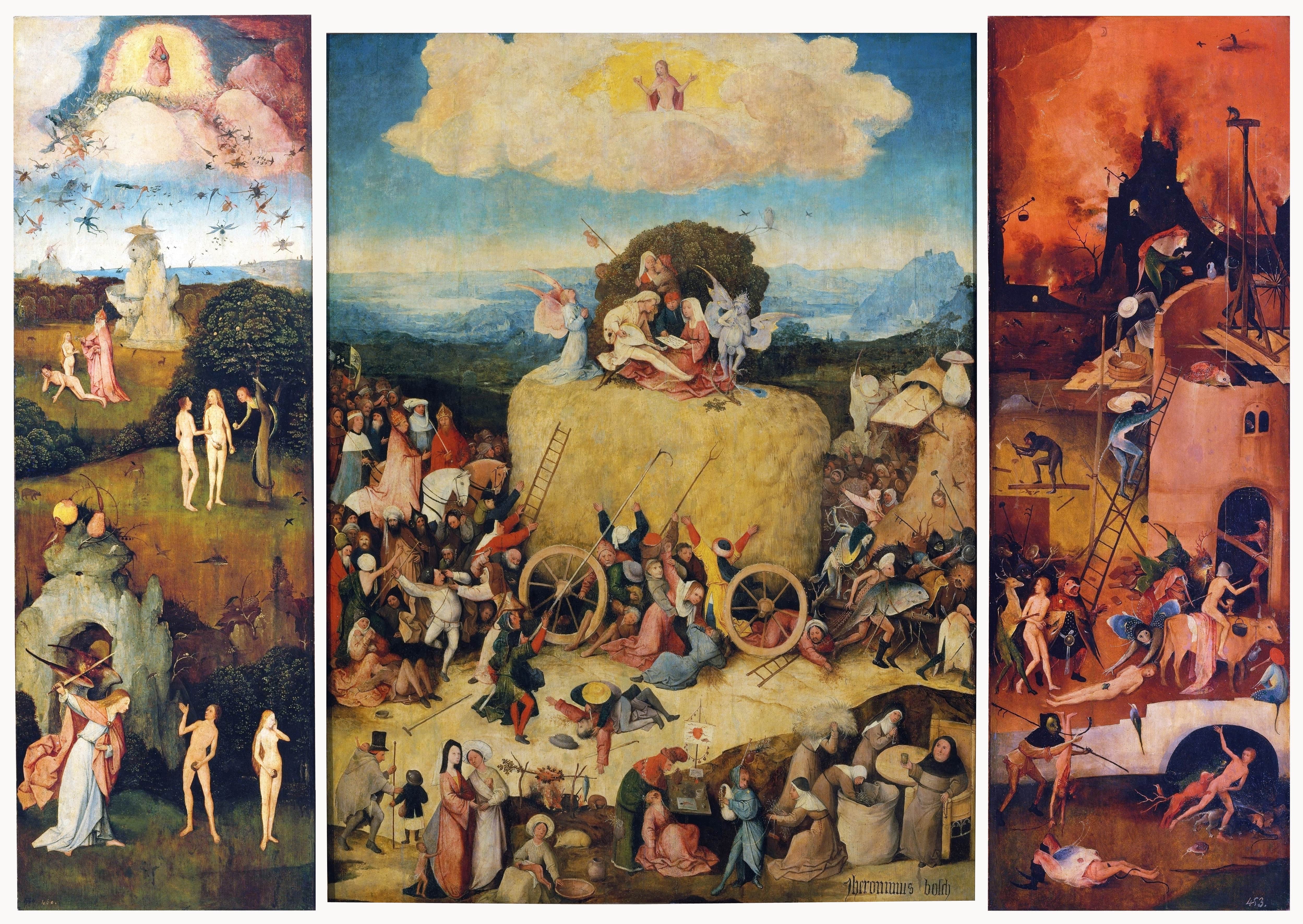 иеронимус босх. иероним босх чистилище. босх музыкальный ад. иероним босх художник. бос картины.