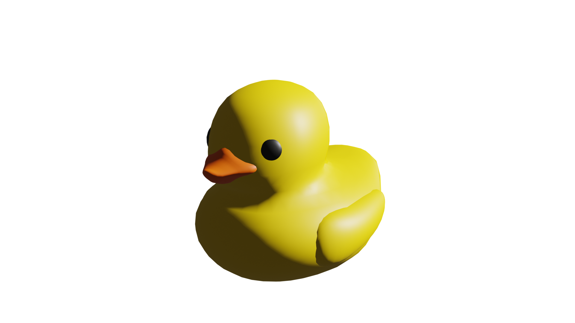 3D Rubber Duck Render