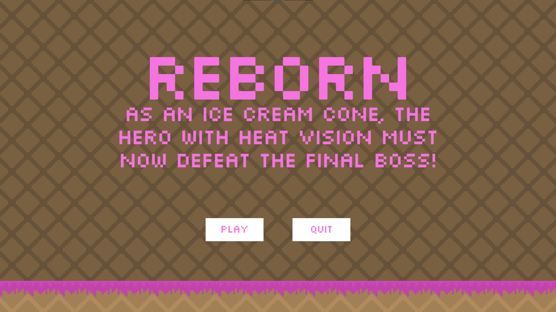 Cover image for Reborn as an ice cream cone, the hero with heat vision must now defeat the final boss!