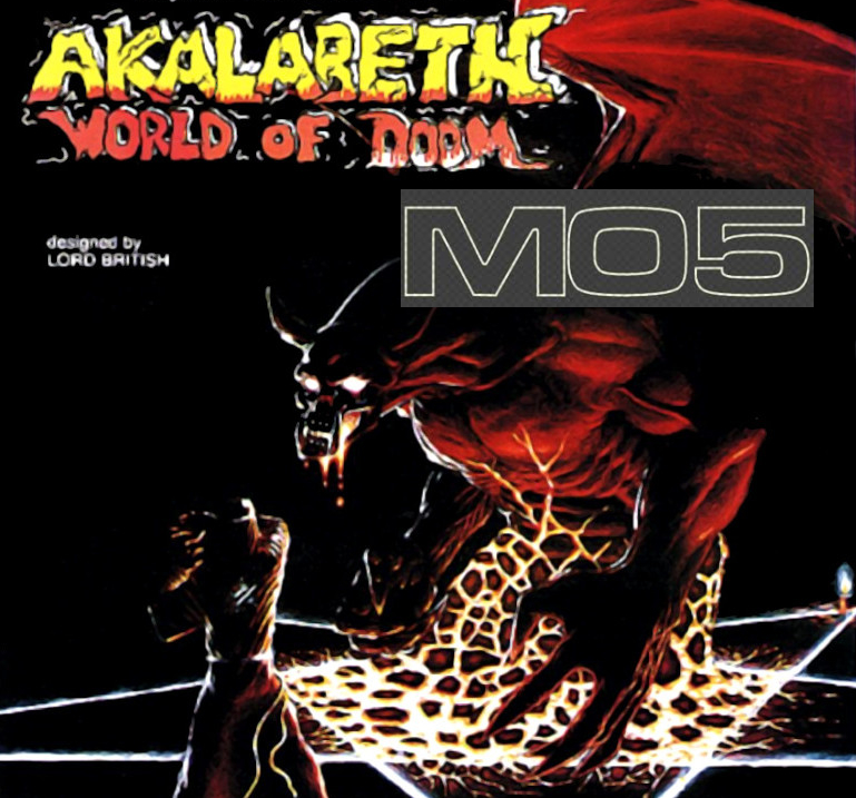Cover image for AKALABETH: WORLD OF DOOM - Thomson MO5