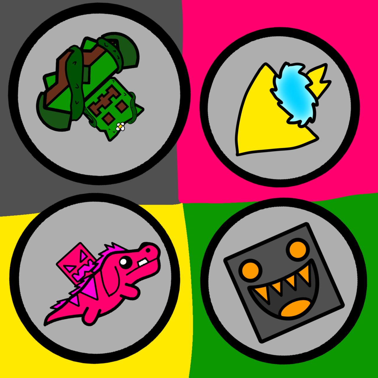 Geometry Dash Modes by ColorfulShapes