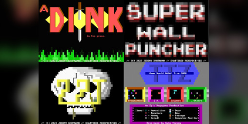 Cover image for A Dink in the Grass, Fire 1000, Super Wall Puncher, and ZZTorture