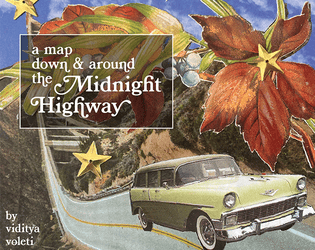 a map down & around the Midnight Highway   - a speculative road trip game for two players 