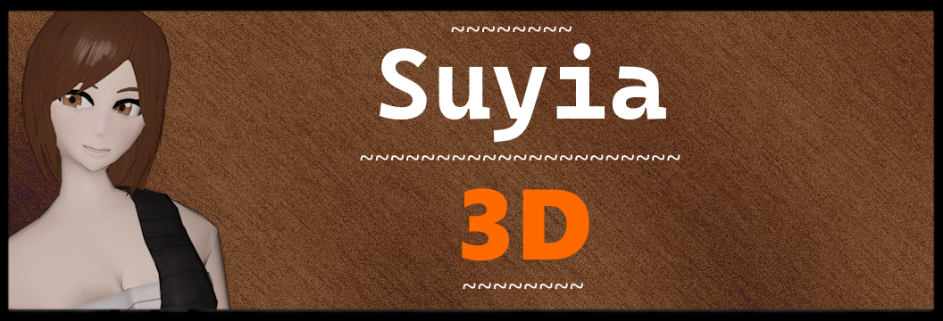 Suyia - 3D Character (Blender IK Rig, Cel Shaders, and Textures)