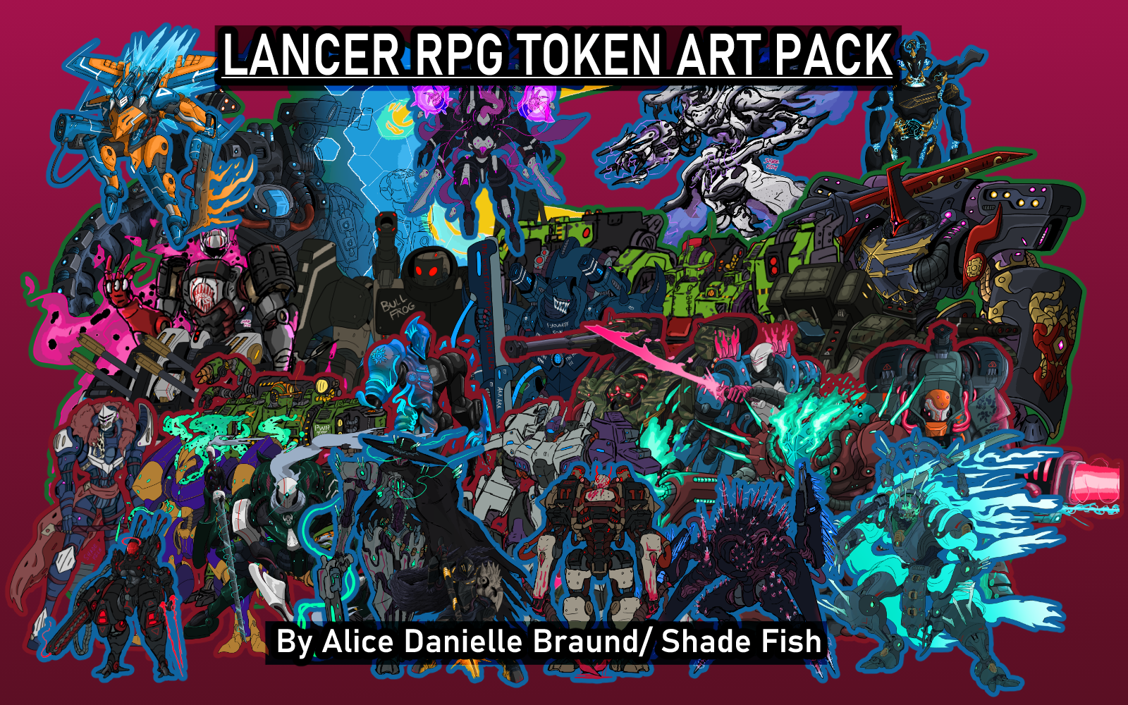 Shade Fish's LancerRPG Mech Token Pack!