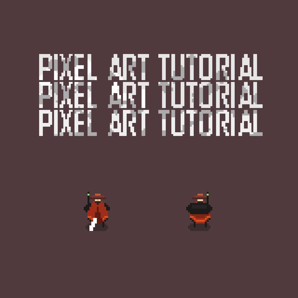 Pixel Art Tutorial - Top Down Attacks by Penusbmic