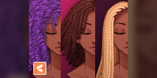 Cover image for Black Hair Style Study Model