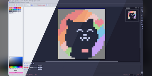 Cover image for Catppuccin Aseprite Theme