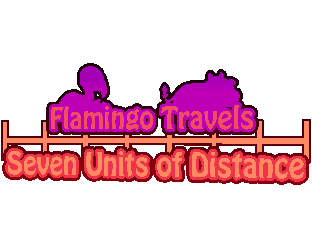 Flamingo Travels 7 Units Of Distance By Mystic Sailboat