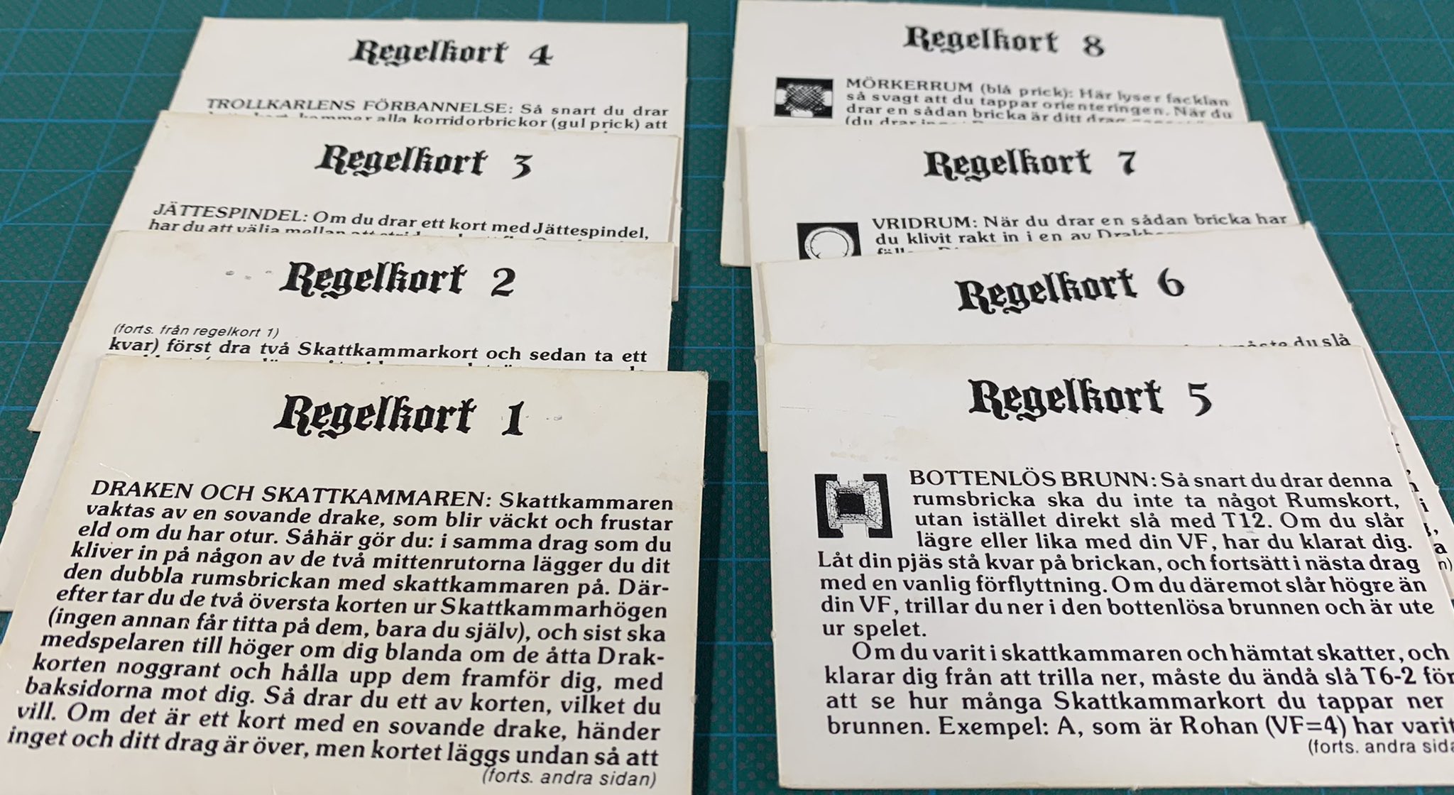 The board game Drakborgen (1985) 