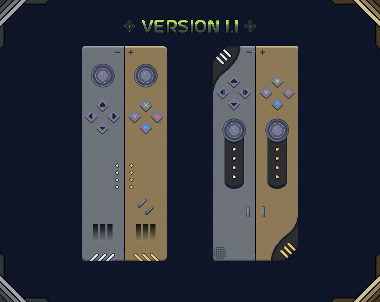 Version 1.1 : Second Console & Color Variations