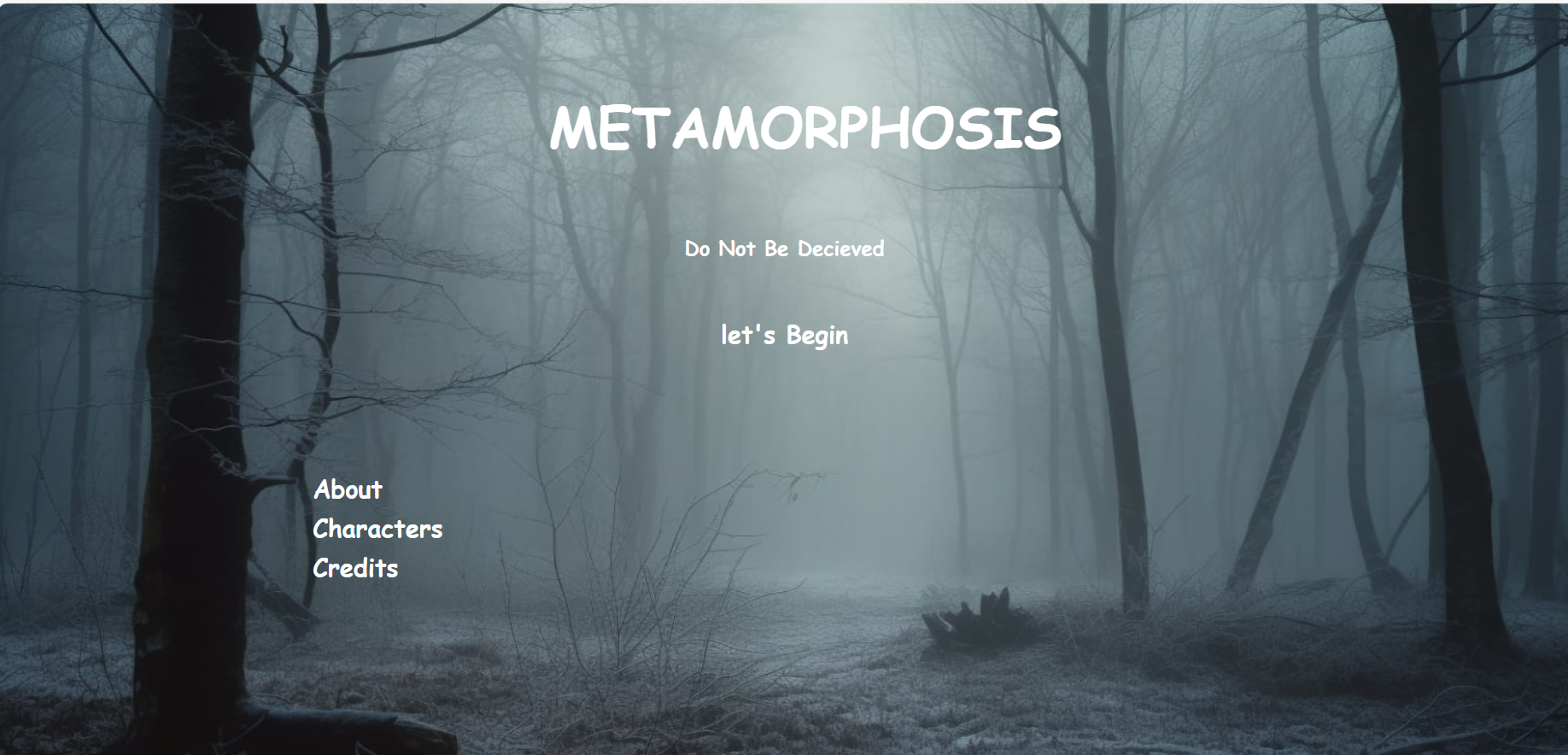 Metamorphisis