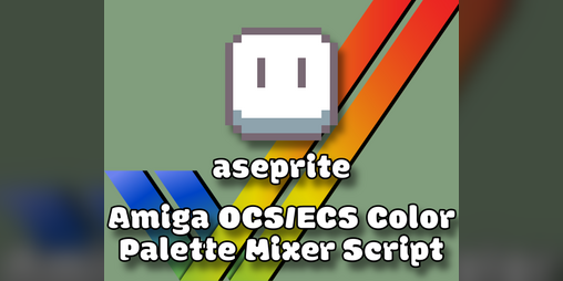 Cover image for Aseprite Script: Amiga OCS/ECS Color Palette Mixer
