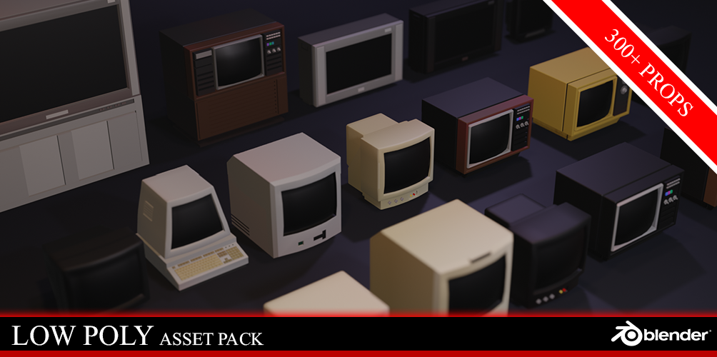 300 Low Poly Assets