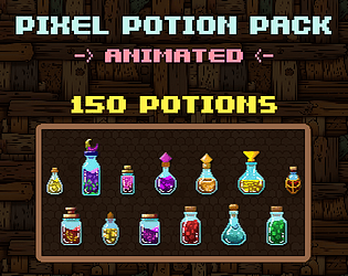 16x16 and 32x32 Pixel Potion Set