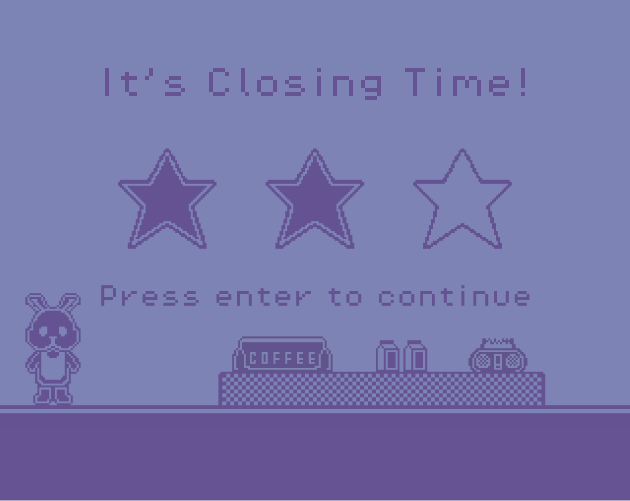 It's Closing Time! by Ynda Jas (they/them) for 1BIT JAM 2 (With Awards) itch.io