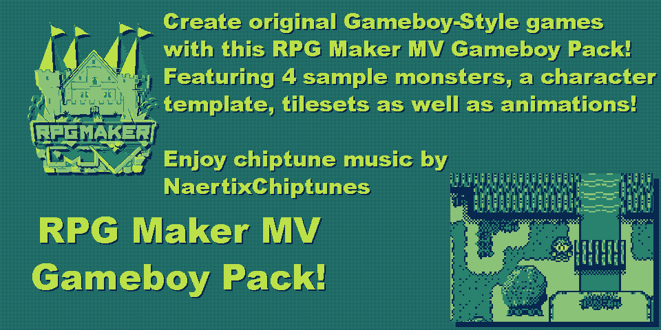 RPG Maker MV Gameboy Pack (RMBoy) [+ Palette Plugin!]