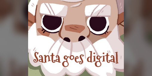 Cover image for Santa goes digital