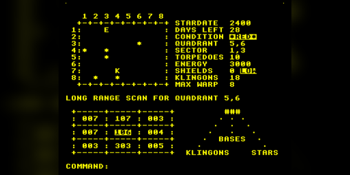 Cover image for Super Star Trek (Acorn Electron)