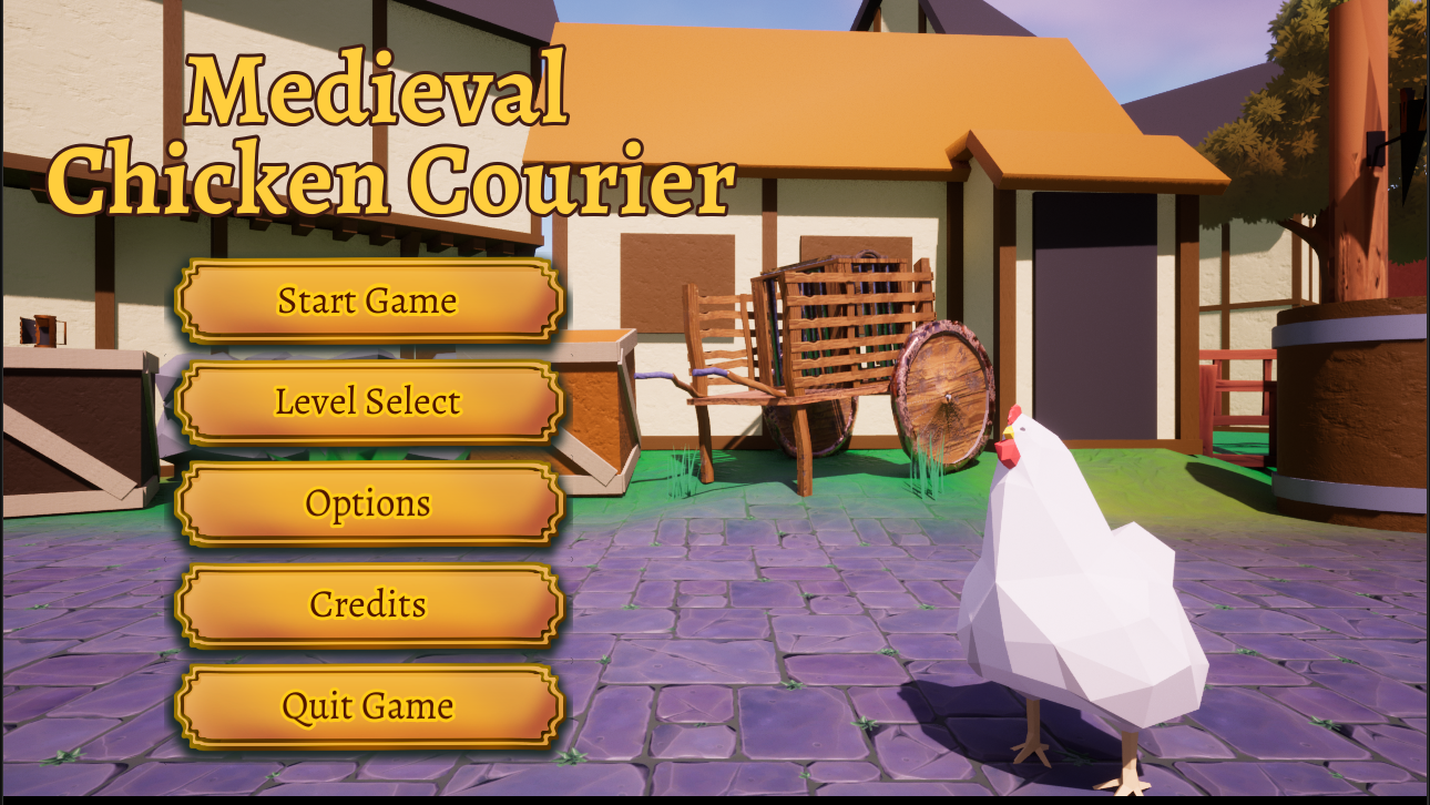 Medieval Chicken Courier