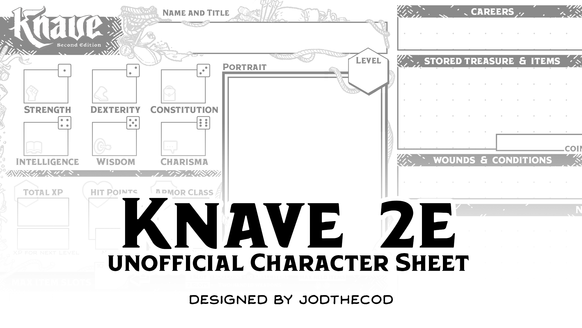 Knave 2e Character Sheet