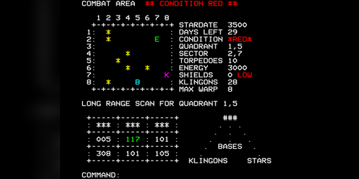 Cover image for Super Star Trek (BBC Micro 32k)