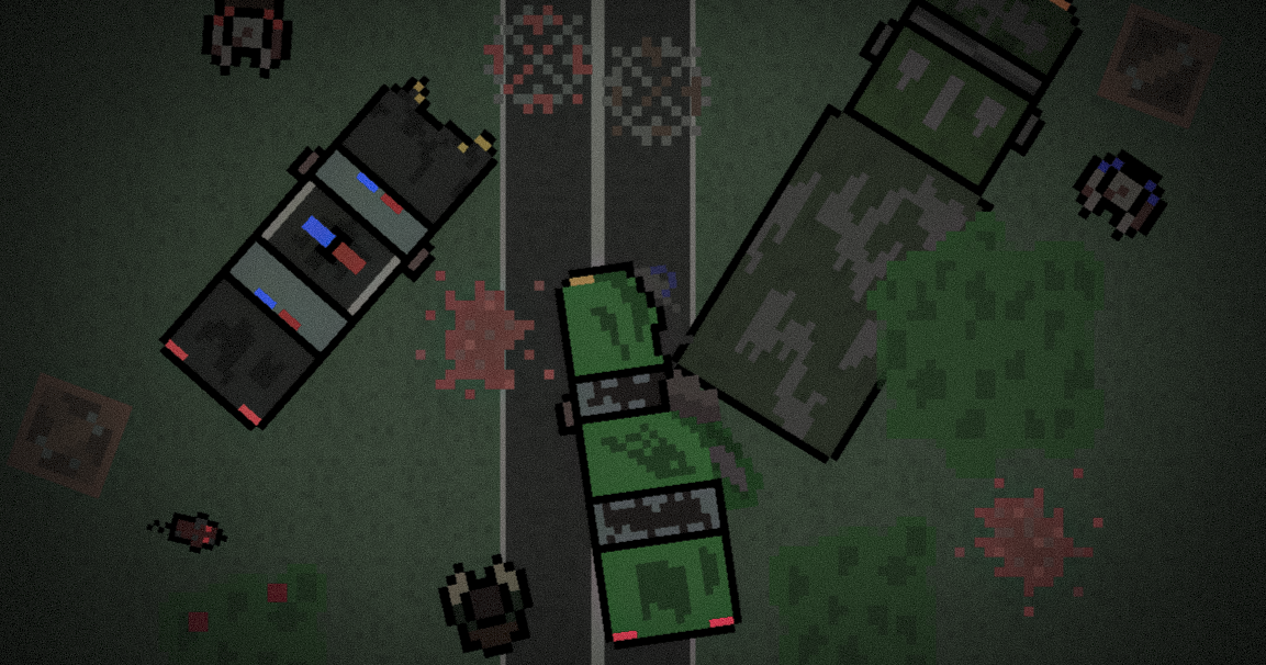 Pixel TileSet Zombie Apocalipsise