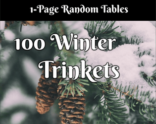 100 Winter Trinkets  