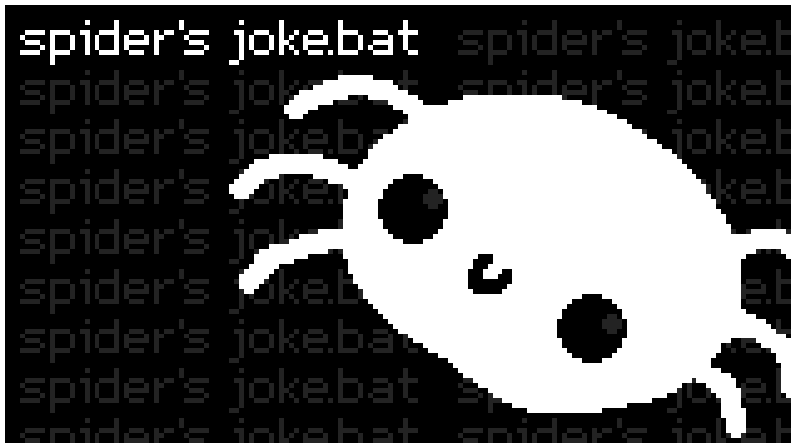 Cover image for Spider's joke.bat