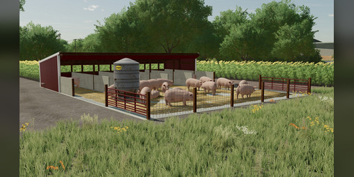 Cover image for FS22 Small Gestation Barn
