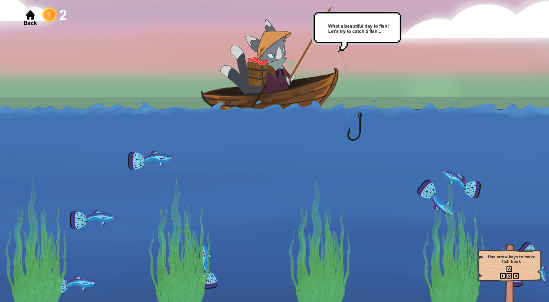 Fishy Cat by janeyao for DAC 305 Final Project Demo itch.io