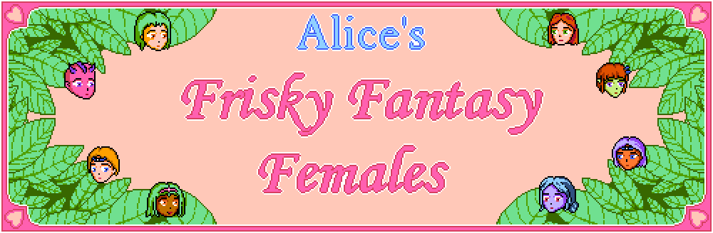 Alice's Frisky Fantasy Females - 8-bit Character Pack