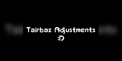 Cover image for Tairbaz Adjustments