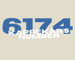 6174: Kaprekar's Number  