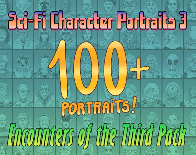 BOOSTER PACK HERE! - Sci-Fi Character Portraits 3: Encounters of the ...