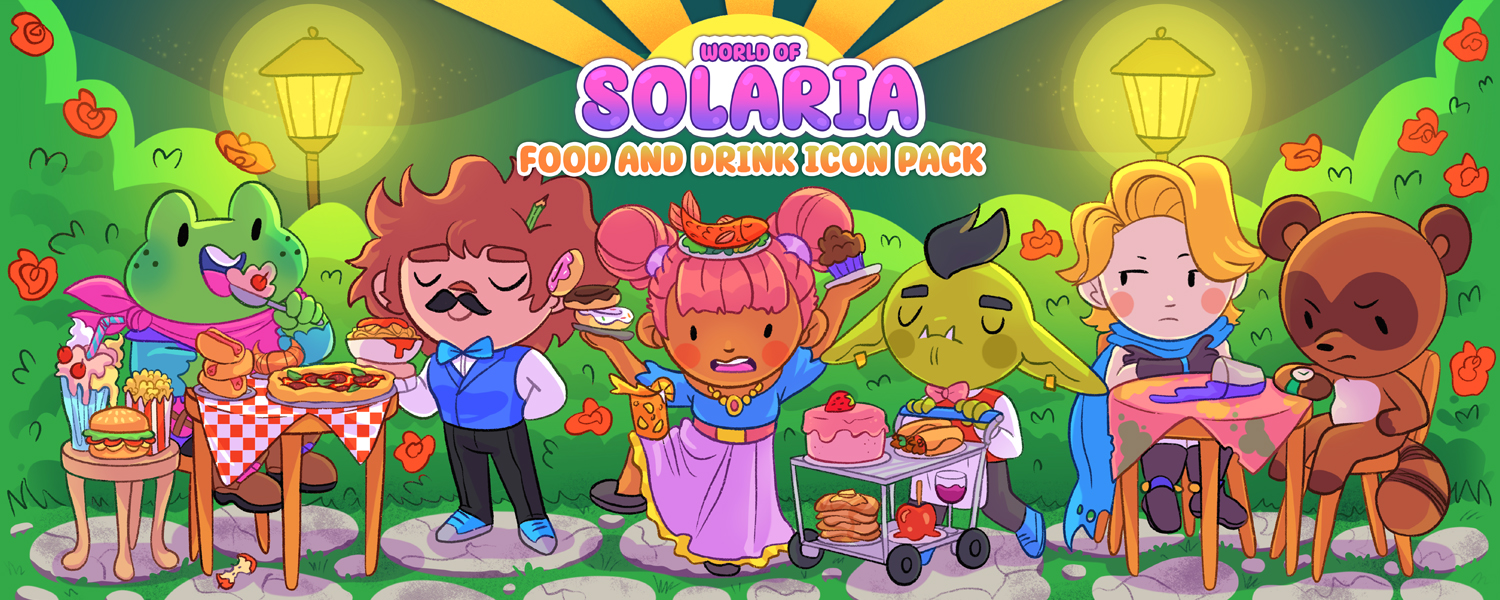 World of Solaria: Food and Drink Icon Pack