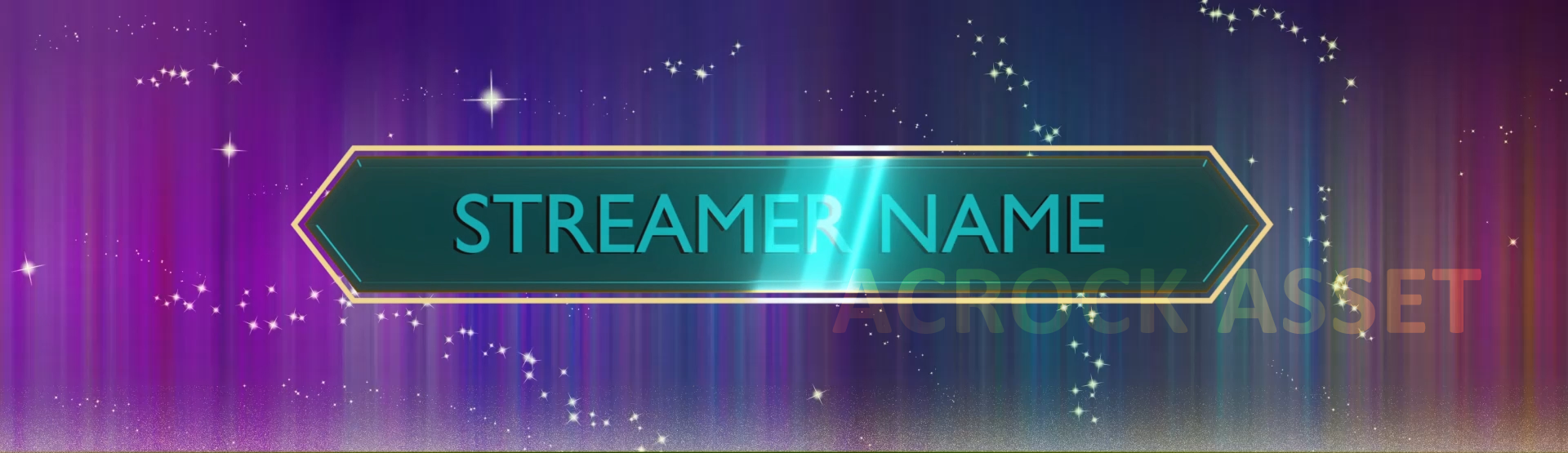 Loop Text Animation label for Vtubers Live Streamers Gamers