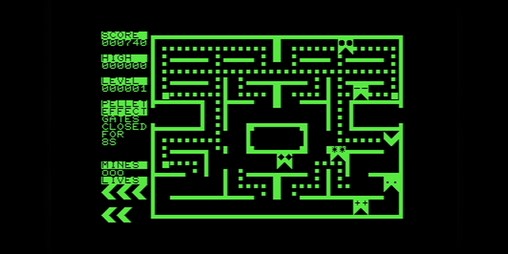 Cover image for Doomed "PETSCII" Pacman - CBM PET version