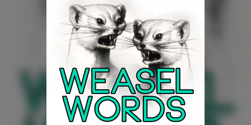 Cover image for Weasel Words