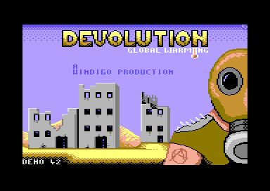 Cover image for Devolution: Global Warming (C64)