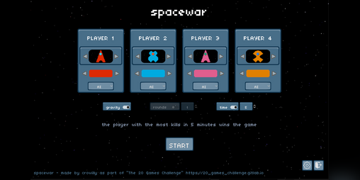 Cover image for spacewar