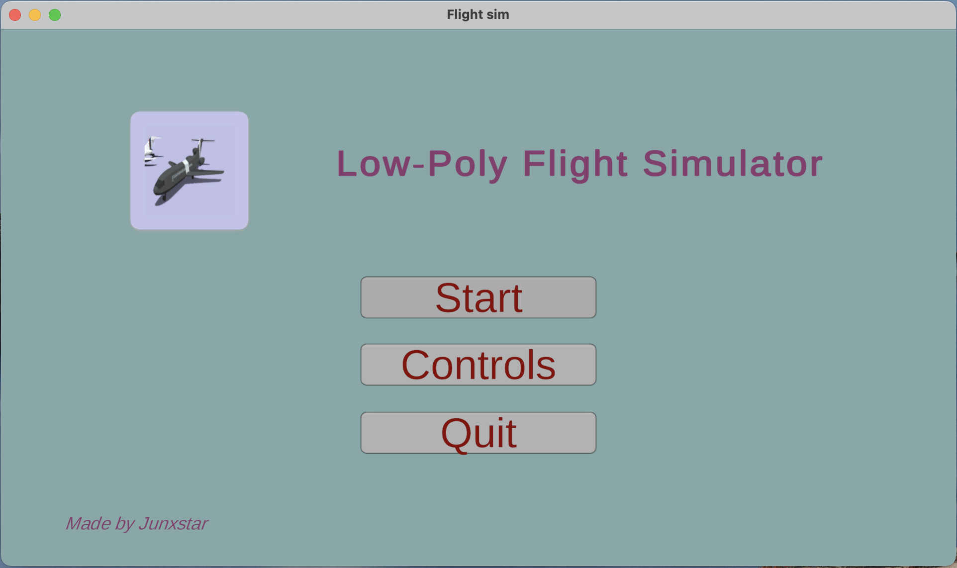 Low-Poly Flight Sim V1.0