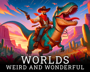 Worlds Weird and Wonderful   - Worldbuilding game about exploring the multiverse and creating weird ideas and worlds that defy our expectations. 