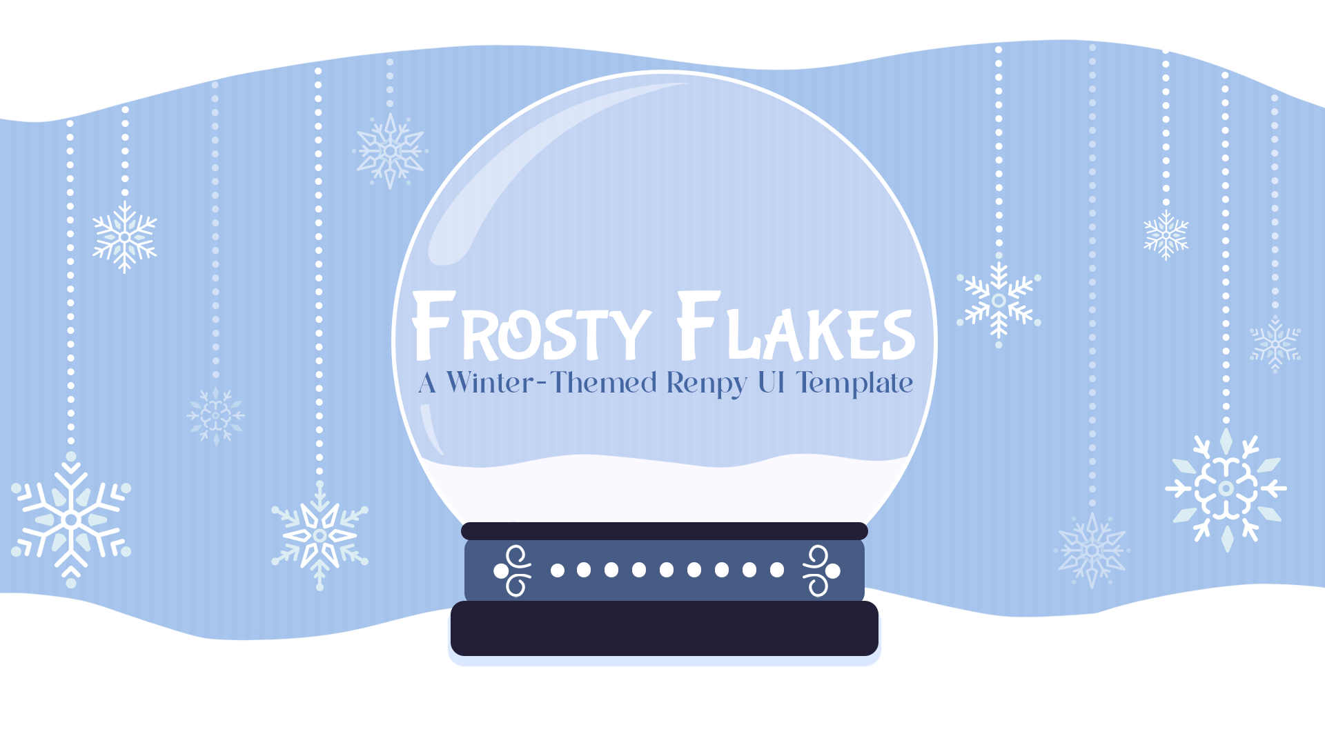 Frosty Flakes: Renpy Winter Themed UI Template
