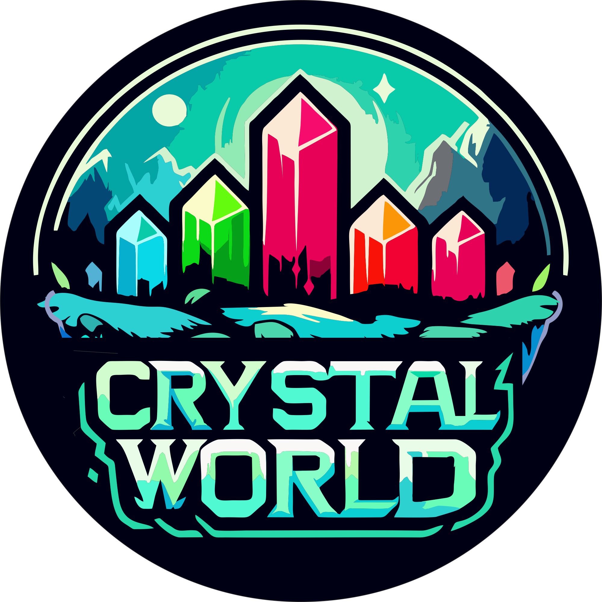 Cover image for Crystal World
