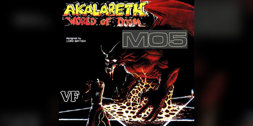 Cover image for AKALABETH: MONDE MAUDIT - Thomson MO5