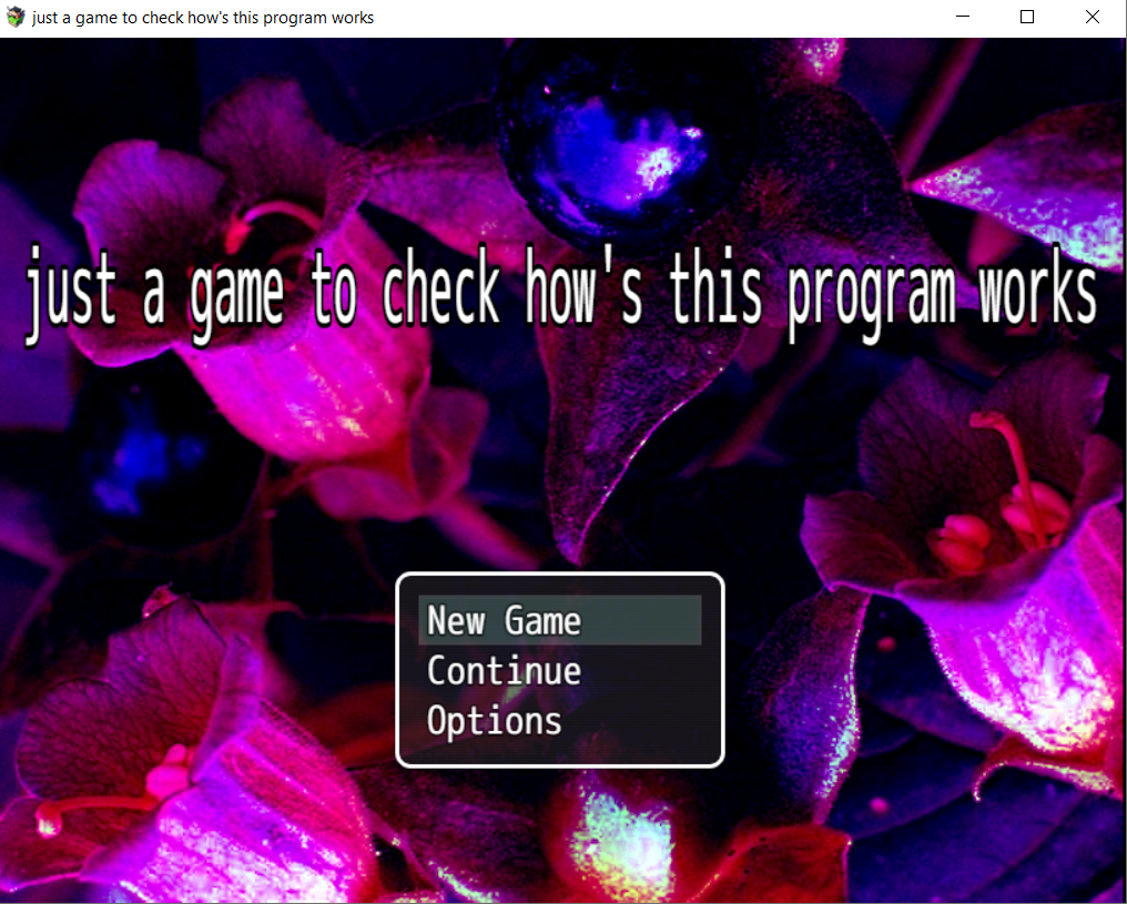 Cover image for just a game to check how's this program works