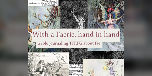 Cover image for With a Faerie, hand in hand
