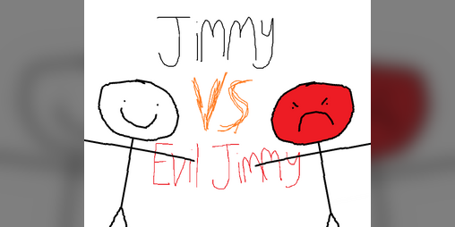 Cover image for Jimmy vs Evil Jimmy